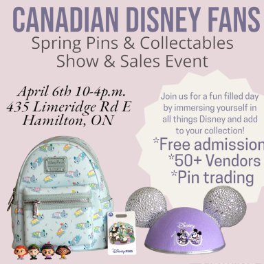 Spring Pins and Collectables Show & Sales Event 2024,