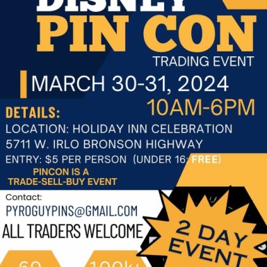 Pryo Guys' Disney Pin Con: 2-Day Event
