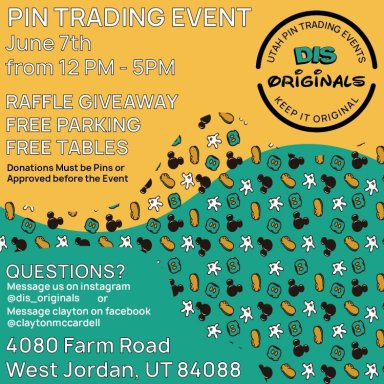 Utah Pin Trading Event, June 7, 2025