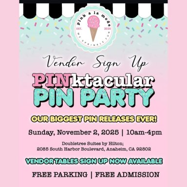 Pink a la Mode, PINktacular Pin Party, November 2, 2025 event image