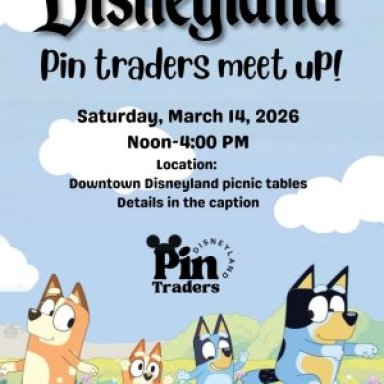 Disneyland Pin Trader Meet Up, March 14, 2026
