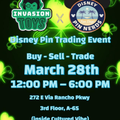 Disney March Pin Event, North Co San Diego, March 28, 2026