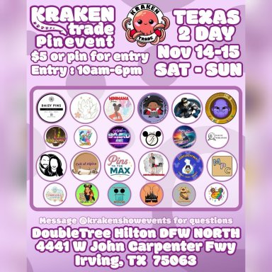 Kraken Trade Pin Event, Irving TX, 14-15Nov2026