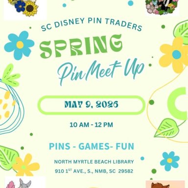 SC Disney Pin Traders Spring Pin Meet Up, May 9 2026