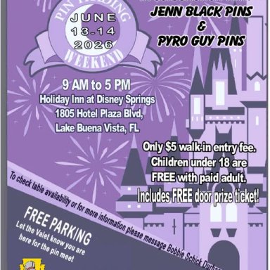 Disney Pin Collectors Society, Pin Trading Weekend, June 13-14 2026