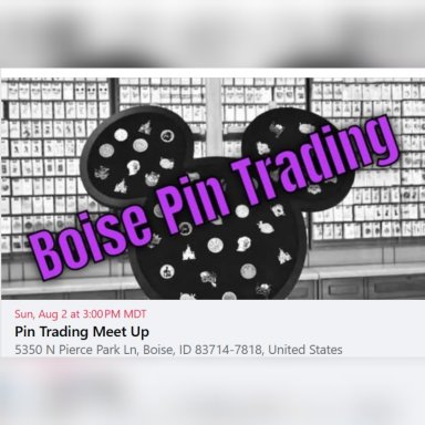 Boise, Pin Trading, August 2, 2026