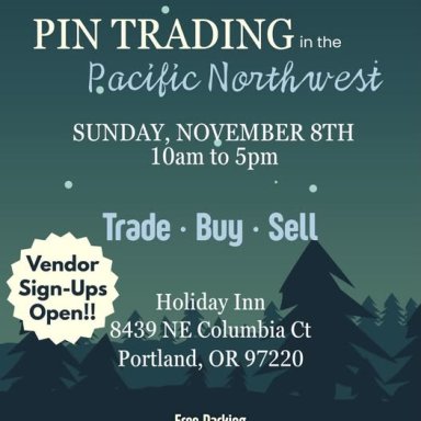 Portland, Pin Trading in the PNW, November 8th, 2026