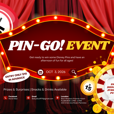 Plainview, NY; Let's Play PIN-go!!; Oct. 3, 2026
