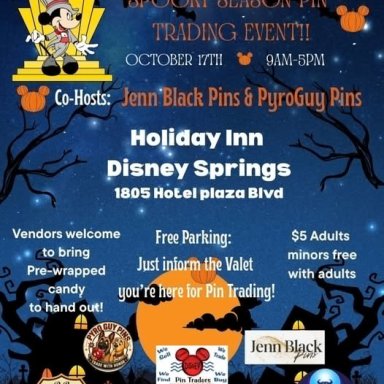 Lake Buena Vista, Spooky Season Pin Trading Event, October 17, 2026