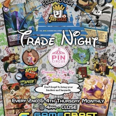 Anaheim, CA; The Pin Circus, Trade Night; 2nd and 4th Thursdays Monthly
