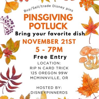 Mcminnville, OR; Pinsgiving Potluck; November 21, 2026