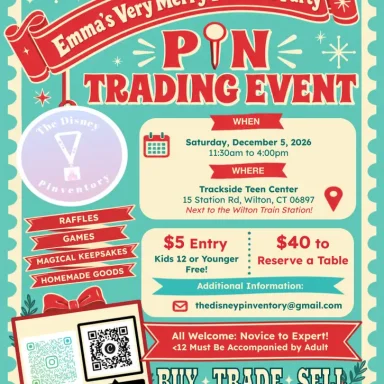 Wilton, CT; Pin Trading Event; December 5, 2026