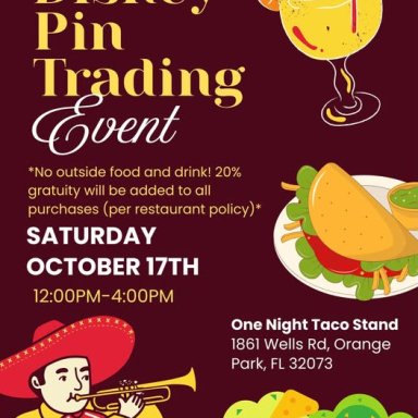 Orange Park, FL; Pin Trading Event; October 17, 2026