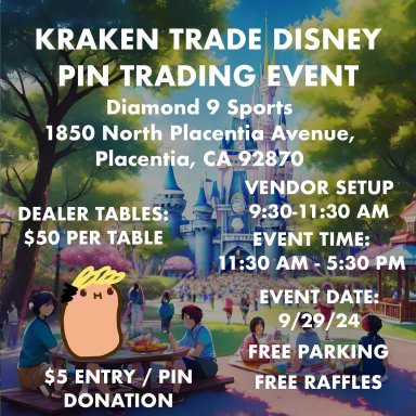 Kraken Trade, Disney Pin Trading Event