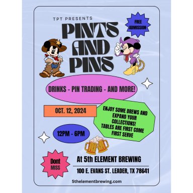 TPT Presents Pints and Pins