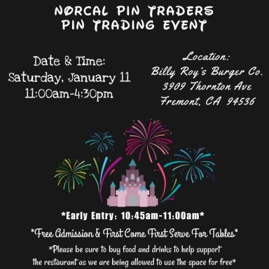 NORCAL Pin Traders, Pin Trading Event