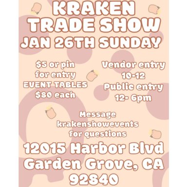 Kraken Trade Show, January 26th, 2025