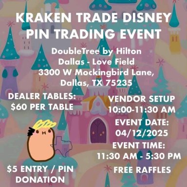 Kraken Trade Disney Pin Trading Event